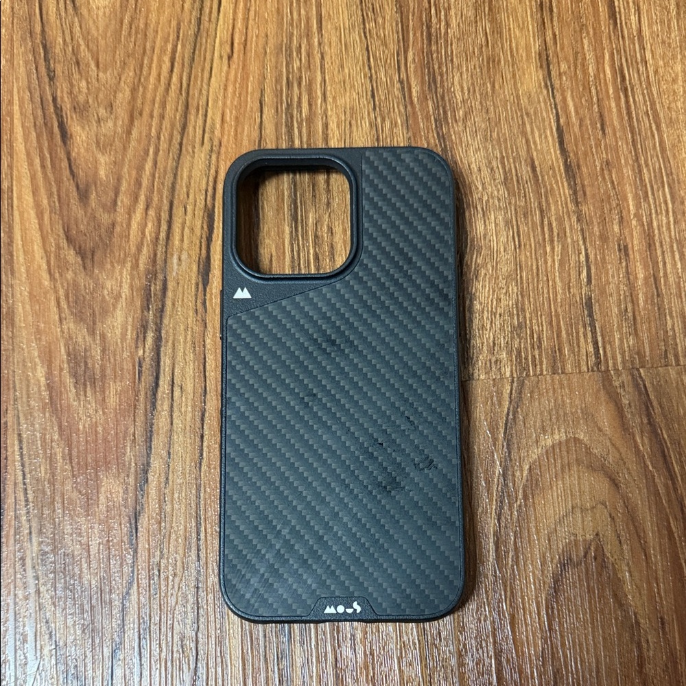 Mous Carbon Fiber Textured iPhone 15 pro max Case